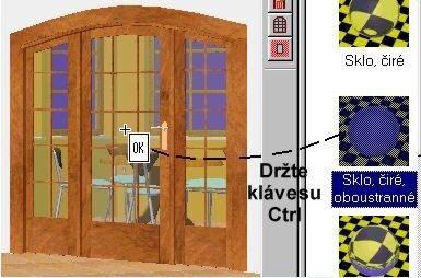 Výměna průhledného materiálu skla Výměna průhledného materiálu skla